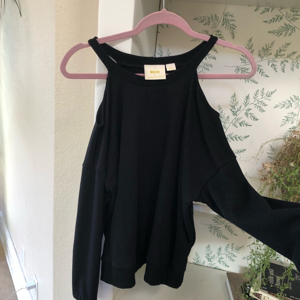 Anthropologie off the shoulder sweater